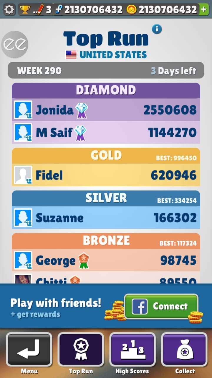 Subway Surfers MOD APK Top Run