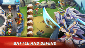 Castle Defender Hero Idle Defense TD MOD APK Android 1.2.3 Screenshot