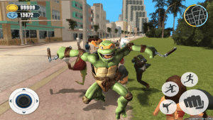 Adventure Turtle Hero Spider Ninja Rope Hero MOD APK Android 1.0 Screenshot