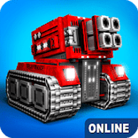 Blocky Cars tank wars, online games MOD APK android 7.5.0