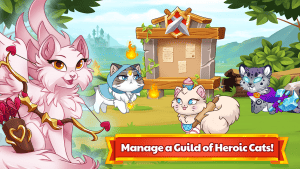 Castle Cats Idle Hero RPG MOD APK Android 2.13 Screenshot
