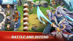 Castle Defender Hero Idle Defense TD MOD APK Android 1.3.7 Screenshot