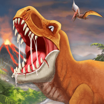 DINO WORLD Jurassic dinosaur game MOD APK android 11.72