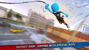 Ice Spider Stickman Rope Hero Gangster City MOD APK Android 1.0 Screenshot