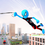 Ice Spider Stickman Rope Hero Gangster City MOD APK android 1.0