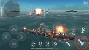 WARSHIP BATTLE 3D World War II MOD APK Android 3.1.1 Screenshot