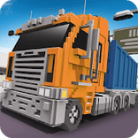 Blocky Truck Driver Urban Transport MOD APK android 1.9