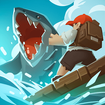 Epic Raft Fighting Zombie Shark Survival MOD APK android 0.7.2