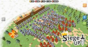 RTS Siege Up Medieval Warfare Strategy Offline MOD APK android 1.0.201 Banner