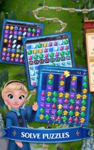 Disney Frozen Free Fall Play Frozen Puzzle Games MOD APK Android 9.5.0 Screenshot