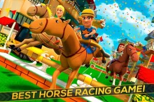 Cartoon Horse Riding Derby Racing Game for Kids MOD APK android 3.3.5 Banner