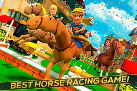 Cartoon Horse Riding Derby Racing Game for Kids MOD APK android 