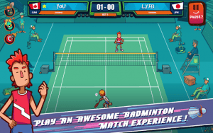 Super Stick Badminton MOD APK Android 1.4.2 Screenshot