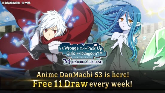 DanMachi MEMORIA FREESE MOD APK android 10 4 4 AN1 DanMachi MEMORIA FREESE MOD APK android 10 4 4 AN1