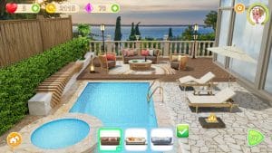 Homecraft home design game mod apk android 1.13.2 screenshot