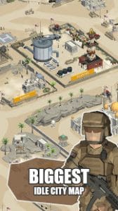 Idle Warzone 3d Military Game  Army Tycoon MOD APK android 1.2.1 Banner