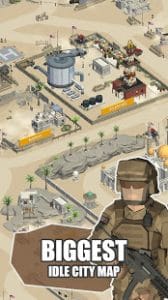 Idle Warzone 3d Military Game Army Tycoon MOD APK Android 1.2.1 Screenshot