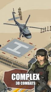 Idle warzone 3d military game army tycoon mod apk android 1.2.3 screenshot