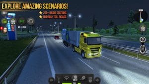 Truck simulator 2018 europe mod apk android 1.2.9 screenshot