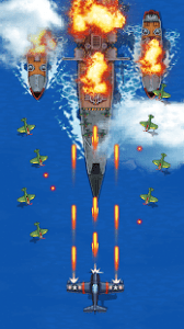 1945 air force free airplane arcade shooter games mod apk android 7.96 screenshot