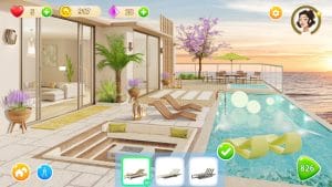 Homecraft home design game mod apk android 1.14.2 screenshot