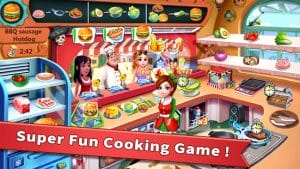 Rising super chef craze restaurant cooking games mod apk android 5.0.6 screenshot