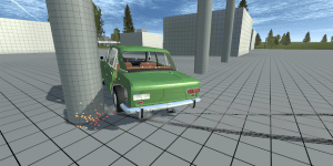Simple car crash physics simulator demo mod apk android 1.0 screenshot