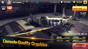Ace squadron ww ii air conflicts mod apk android 1.0 screenshot
