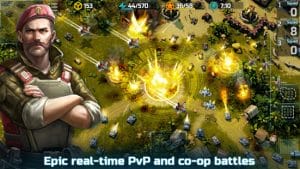 Art of war 3 pvp rts modern warfare strategy game mod apk android 1.0.88 screenshot