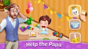 Baby manor baby raising simulation & home design mod apk android 1.1.2 screemnshot