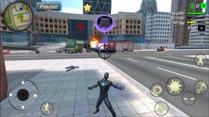Black hole hero vice vegas rope mafia mod apk android 1.1.9 screensot