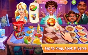 Cooking craze the worldwide kitchen cooking game mod apk android 1.66.0 screenshot
