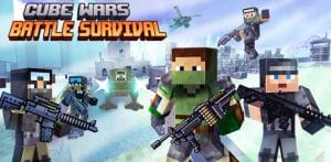 Cube wars battle survival mod apk android 1.54 screenshot
