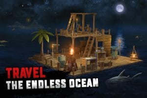 Raft survival ocean nomad simulator mod apk android 1.166 screenshot
