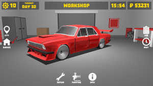 Retro garage car mechanic simulator mod apk android 2.1.0 screenshot