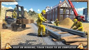 Train track construction simulator rail game 2020 mod apk android 1.0 screenshot