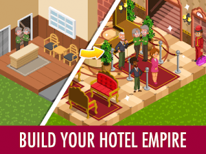 Hotel tycoon empire idle manager simulator games mod apk android 1.1 screenshot