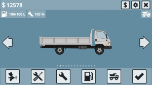 Mini trucker 2d offroad truck simulator mod apk android 1.5.1 screenshot