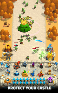 Wild castle td grow empire tower defense mod apk android 1.2.4 screenshot