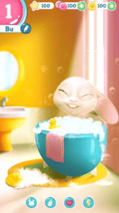 Bu the virtual bunny cute pet care game mod apk android 2.8 screenshot