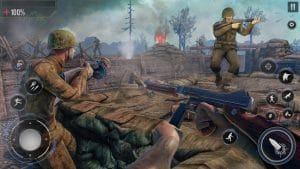 Call of courage ww2 fps action game mod apk android 1.0.33 screenshot