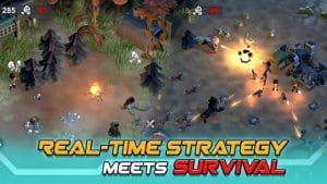 Strange World Offline Survival RTS Game MOD APK android  1.0.16.2 Banner