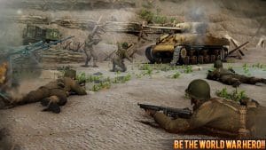 Call of courage ww2 fps action game mod apk android 1.0.34 screenshot