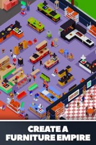 Idle furniture store tycoon my deco shop mod apk android 1.0.24 screenshot