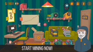 Idle miner simulator tap tap bitcoin tycoon mod apk android 0.8.10 screenshot
