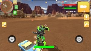 Robot war free fire survival battleground squad mod apk android 1.0 screenshot