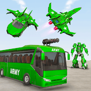 Army Bus Robot Car Game Transforming robot games MOD APK android 4.5