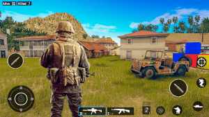 Real commando mission free shooting games 2021 mod apk android 5.1 screenshot