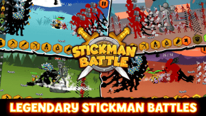 Stickman battle 2021 stick fight war mod apk android 1.6.9 screenshot