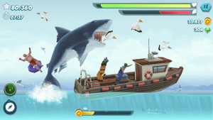 Hungry shark evolution offline survival game mod apk android 8.6.0 screenshot
